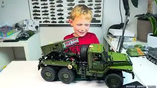 LEGO Tanks: Oliver builds Mark VIII - British multi-turret heavy tank from WWI