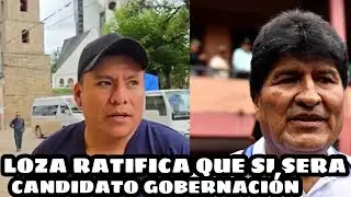 EXSENADOR LEONARDO LOZA DICE EVO MORALES EN LOS PROXIMOS DIAS DARA DECLARACIONES ....