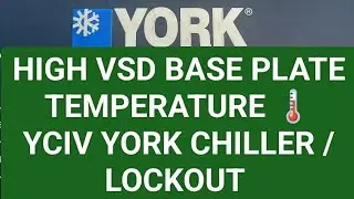 HIGH VSD BASE PLATE TEMPERATURE /YCIV YORK CHILLER