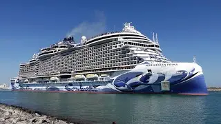 Norwegian Prima Final Sail Away from Port Canaveral