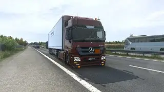 Euro Truck Simulator 2 | ETS2 1.46 | Mercedes Benz Actros MP3 V8 | Brod (HR) to  Gyor (H)