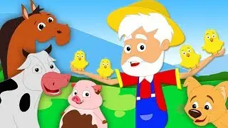il vecchio Macdonald aveva una fattoria | bambini canzoni | Old Macdonald | Toddlers Toons Italiano