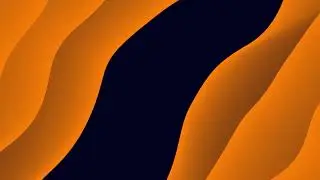 4K Abstract Wave Pattern Animation | Orange Liquid Flow Background Loop