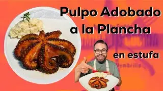 Pulpo Adobado a la Plancha y el mejor Puré de Papa