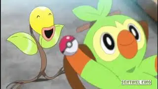 Goh Catch Bellsprout   Pokemon Journeys Eps 60 Eng Sub