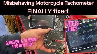 Sluggish, inaccurate motorcycle tachometer FINALLY repaired!