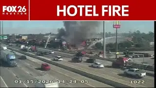 LIVE: Vacant Channelview hotel catches fire for 4th time