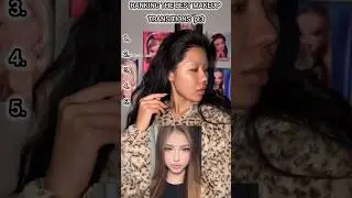 Ranking the best makeup transitions pt3 #shorts #rankings