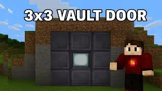 Easy Redstone Vault Door - Minecraft Beginner Tutorial