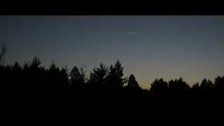 Timelapse of the Sunset over the trees in Lake Oswego, OR