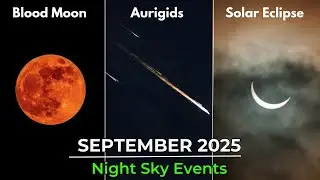 Rare Night Sky Events in September 2025 | Solar Eclipse, Blood Moon & More