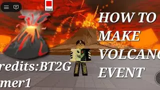 How to make volcano event in studio lite