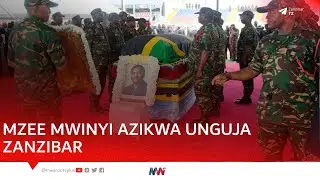 #LIVE: MZEE MWINYI ANAZIKWA MUDA HUU NA JESHI HUKO  MANGAPWANI VISIWANI ZANZIBAR, HUZUNI ZATAWALA