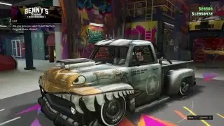 GTA 5 Vapid Slamvan Benny´s Customs options New DLC