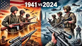 1941 vs 2024 US Military Comparison - INSANE Differences!