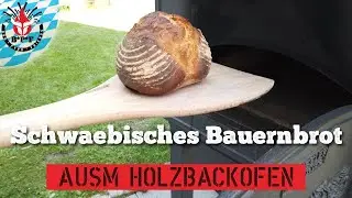 Schwäbisches Bauernbrot | Holzbackofen (HBO) | LUFTIG mit Wahnsinns-KRUSTE!