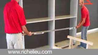 Richelieu Hardware - Coplanar System with Soft-Closing Action Both Ways for Large Doors