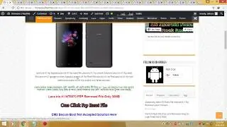 Lava iris 41 Frp Reset Unlock File 30MB Only With SP Flash Tool MT6570 No Need Box