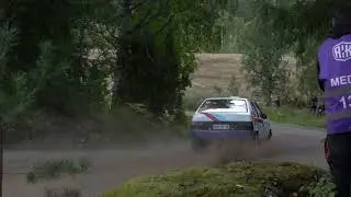 Lahti Historic Rally 2024 SS4 Ojasuo. Timo Ruotsalainen/Milla Pasanen Skoda Favorit grp.a