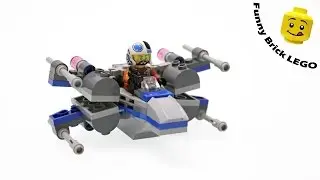 LEGO Star Wars Microfighters Series 3 Resistance X-Wing Fighter (75125) - Speed Build