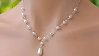 latest new pearl necklace design💕👌#jendesmart
