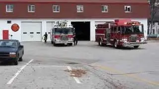 Farmington Fire Dept being dispatched to a Kitchen Fire on Foxtrot Road