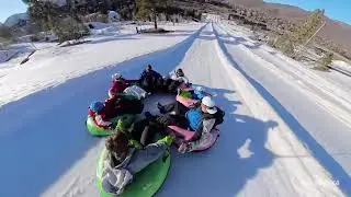 8K Snow Tubing at Woodward Snow Park at Park City, Utah