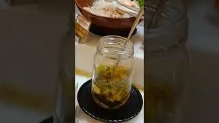 broccoli ,olives with coffee