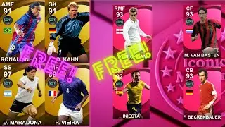 Free Iconic😍 and Free Legend 🔥 Pack Opening | PES 21