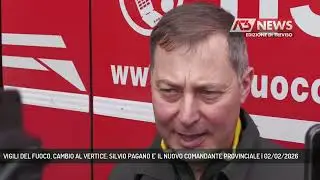 VIGILI DEL FUOCO, CAMBIO AL VERTICE: SILVIO PAGANO E' IL NUOVO COMANDANTE PROVINCIALE | 02/02/2026