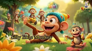 Silly Monkey Song | Fun Nursery Rhyme for Kids | #thaxworld #sillymonkey
