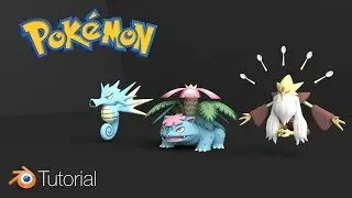 [2.79] Blender Tutorial: 3D Pokemon Importing and Rendering (Easy)