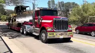 Cal fire dozer responding to Quincy fire