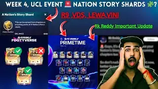 WEEK 4 CARDS ✅ UCL EVENT 🔥 Nation Story SHARDS UPDATE 🧩 FC Mobile