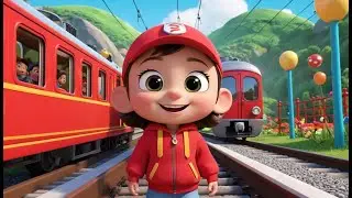 Traffic Jam Train &ndash; Who Will Pass the Bridge | Fun Counting & Vehicle Song Kids | Silly Train Rhyme