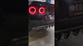 C6 LS2 Stage 3 BTR Cam, long tube headers, Corsa X pipe. #corvette #ls2 #corsaexhaust #btr