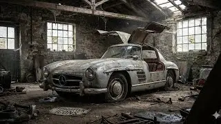 ASMR Car Restoration! Mercedes-Benz 300SL Gullwing 1955 Full Restoration