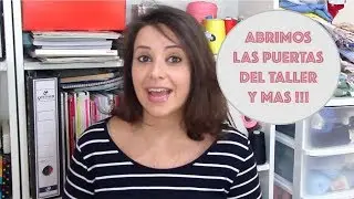Abrimos Taller de costura: Trucos organización y limpieza + como hago mis patrones... #colaboración