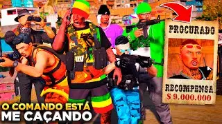 GTA V: VIDA DO CRIME | MINHA CABEÇA ESTÁ A PRÊMIO!!!😟ESTOU SENDO CAÇADO PELO COMANDO DO CRIME! | #38