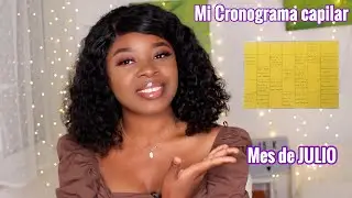 CRONOGRAMA CAPILAR MES DE JULIO || CRONOGRAMA CAPILAR PARA EL CRECIMIENTO DEL CABELLO AFRO | RIHANEL