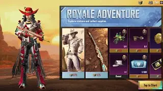 😍🔥Royal Adventure Free 1120 RP Points M8 Collecting classic Scrap And coupons in BGMI