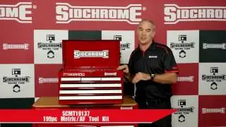 SCMT10137 - Sidchrome 199 Pce MET/AF Foam Tool Kit