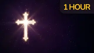 Majestic Light Cross Background | 1 Hour 4K Worship Loop for Christmas & Sermons