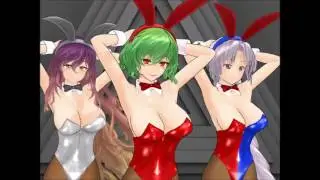 [touhou mmd] ME!ME!ME! - yuuka+byakuren+eirin