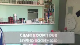 2020 Craft Room Tour - Pt 2 \\ Sewing Corner Update || SEWING ROOM TOUR