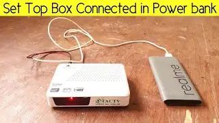 Tactv Set top box connected in mobile Power bank