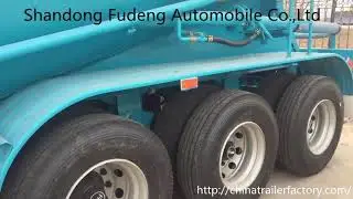 bulk cement powder tanker transport flyash truck semi trailer for sale