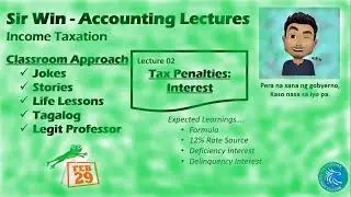 Lecture 02: Interest. Tax Penalties. [Income Taxation]