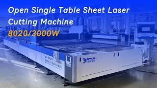 Open Single Table Sheet Laser Cutting Machine      BLS  8020 (3000W)