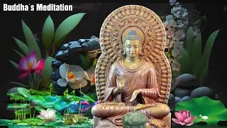 Buddha's Meditation in Beautiful Lotus Lake !! Awakening Inner Strength & Self Realization